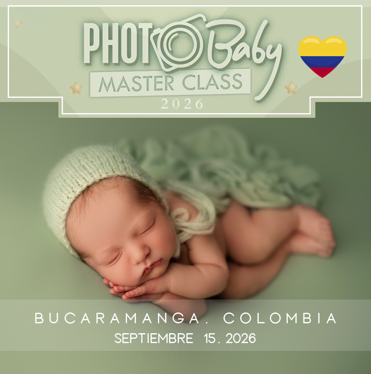 WORKSHOP/ PHOTOBABY MASTERCLASS 2026 BUCARAMANGA COLOMBIA